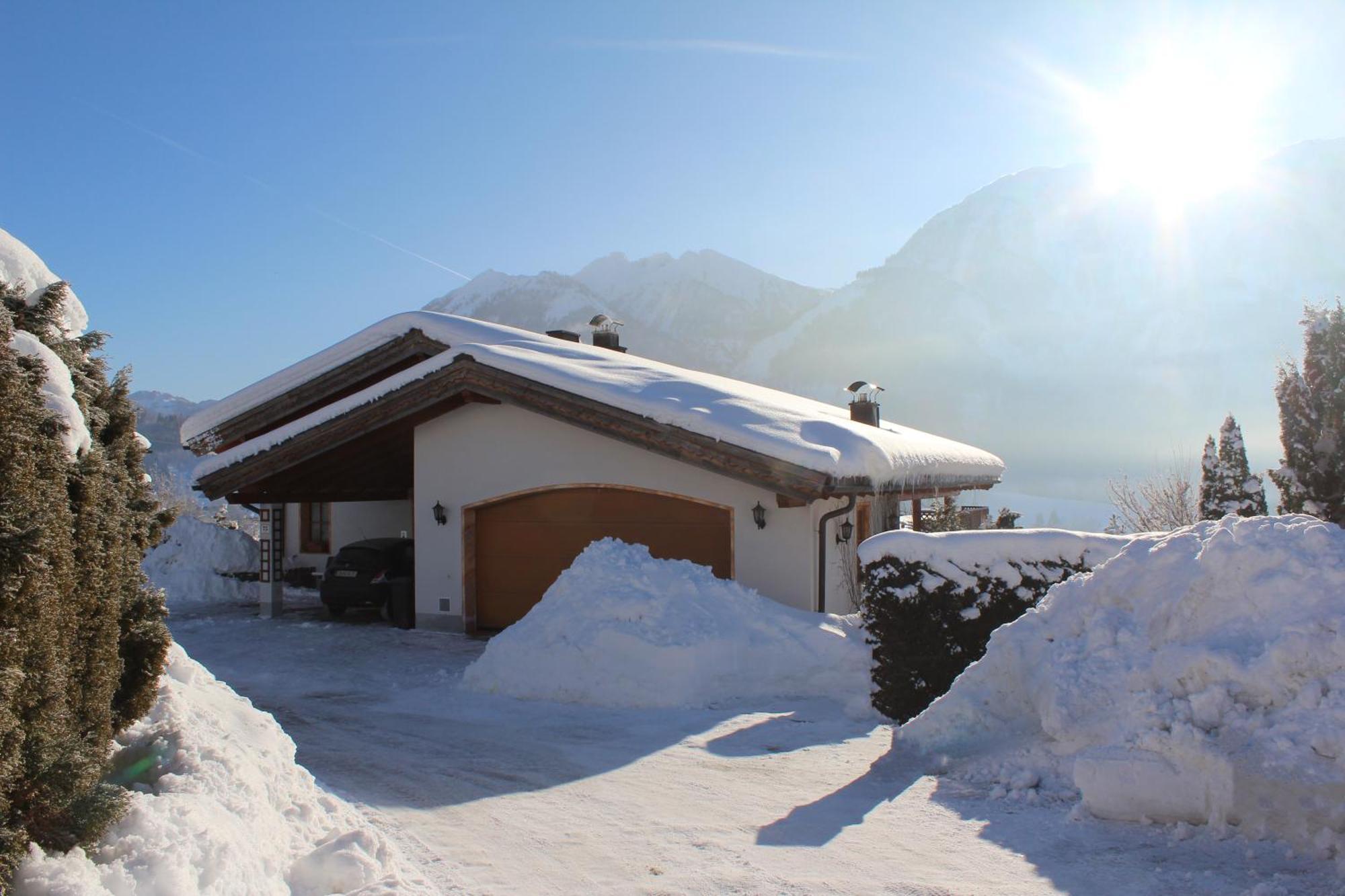 Ferienwohnung Alpenrose Goldegg Exterior foto